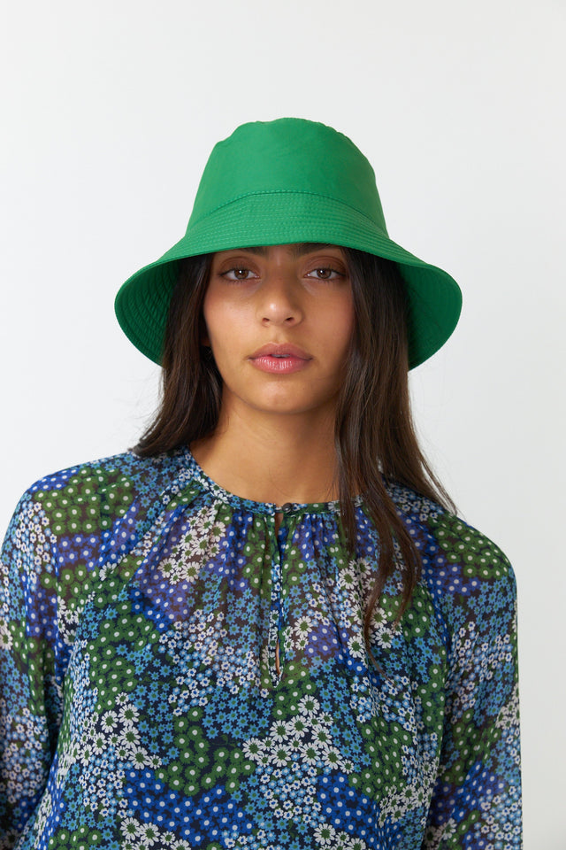 Quilted bucket hat