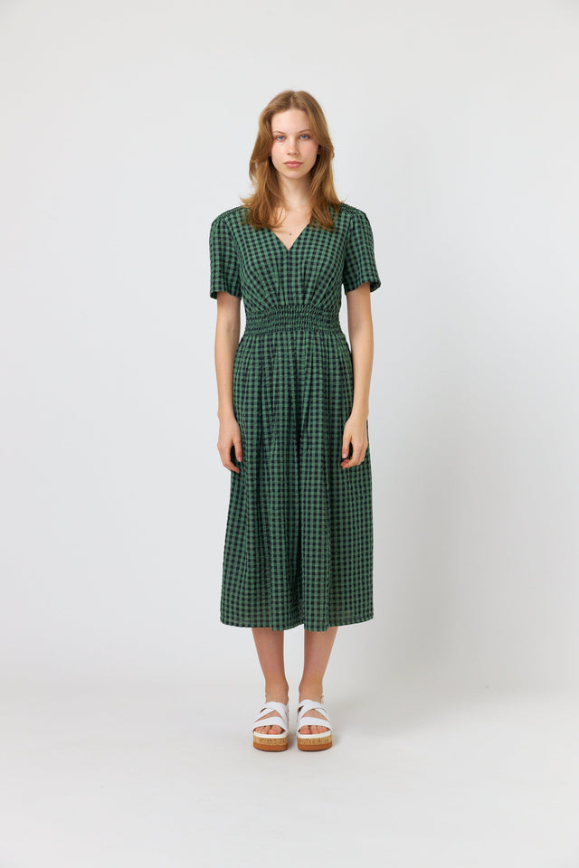 Summer check dress