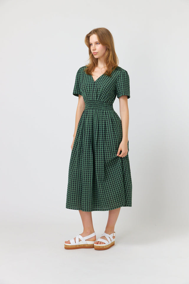 Summer check dress