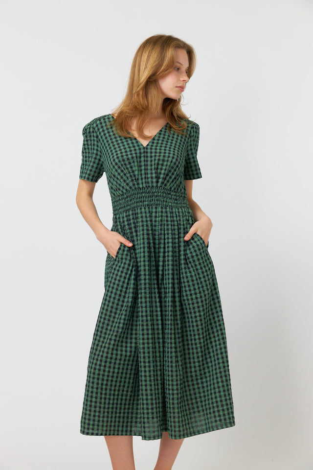 Summer check dress