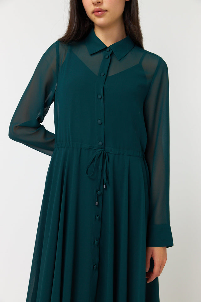 Billowy shirt dress