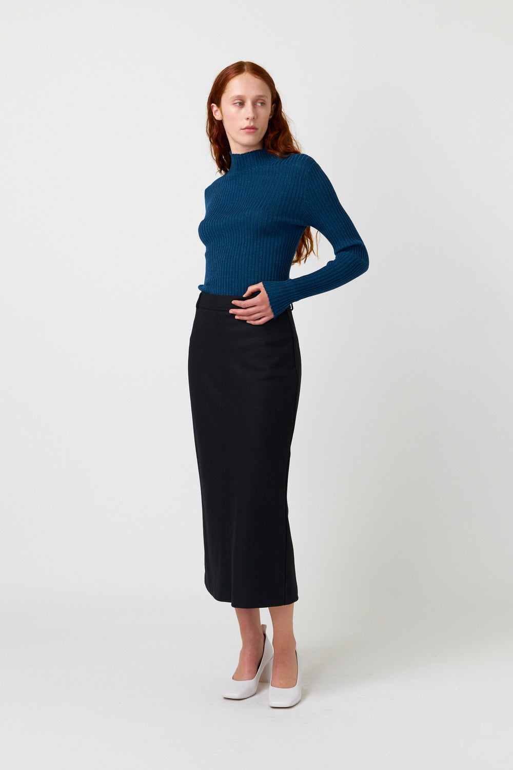 Zora skinny rib