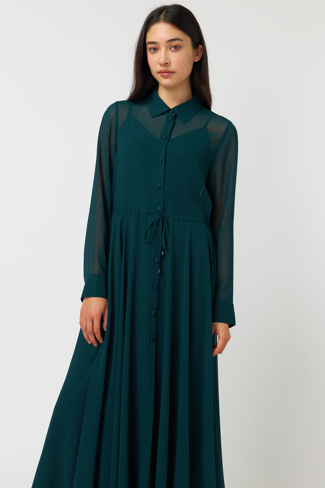 Billowy shirt dress