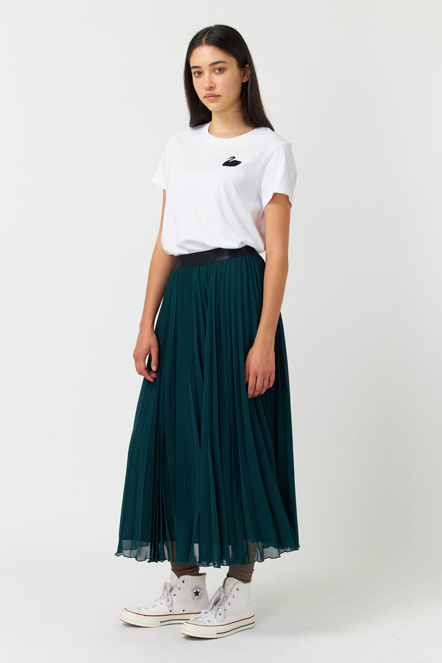 Billowy pleated skirt
