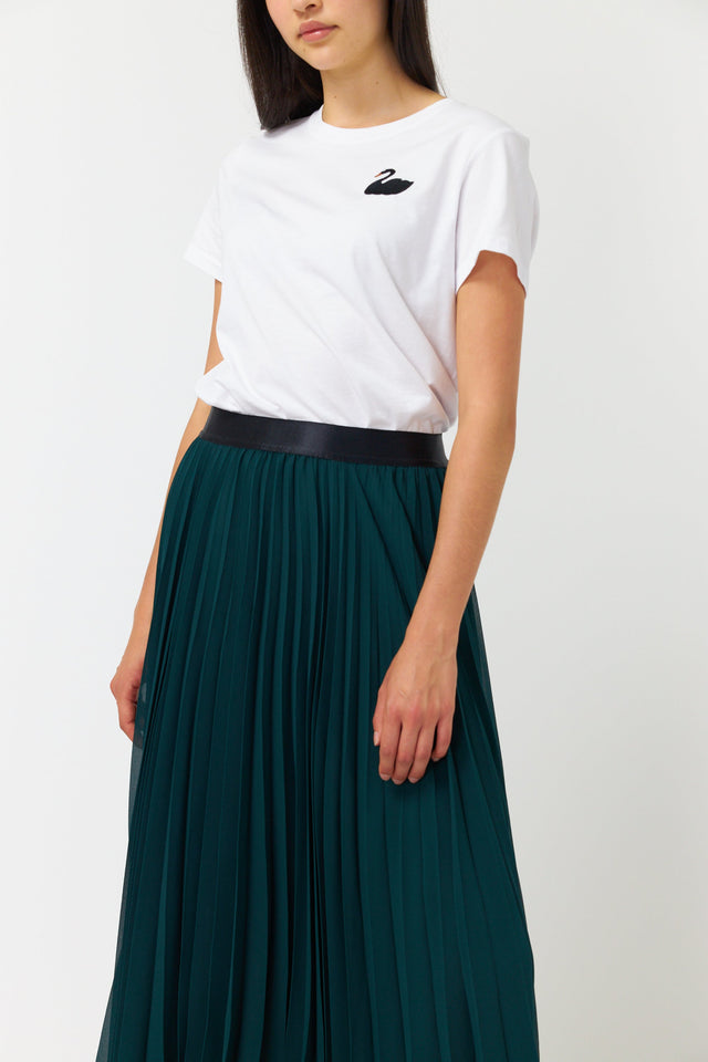 Billowy pleated skirt