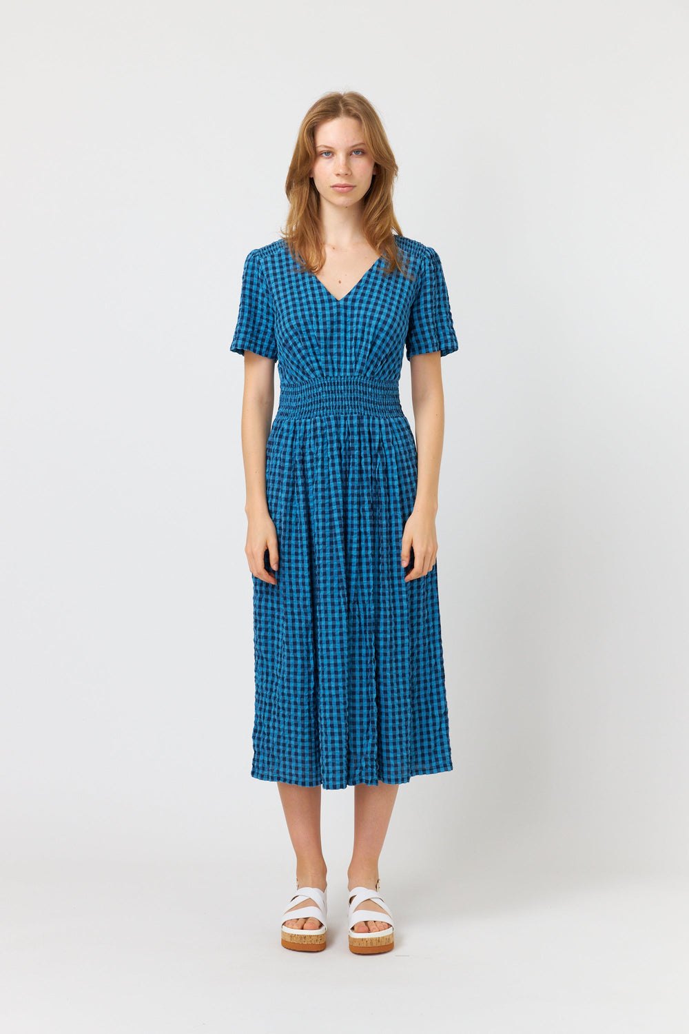 Summer check dress