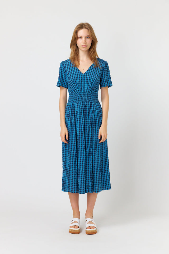Summer check dress
