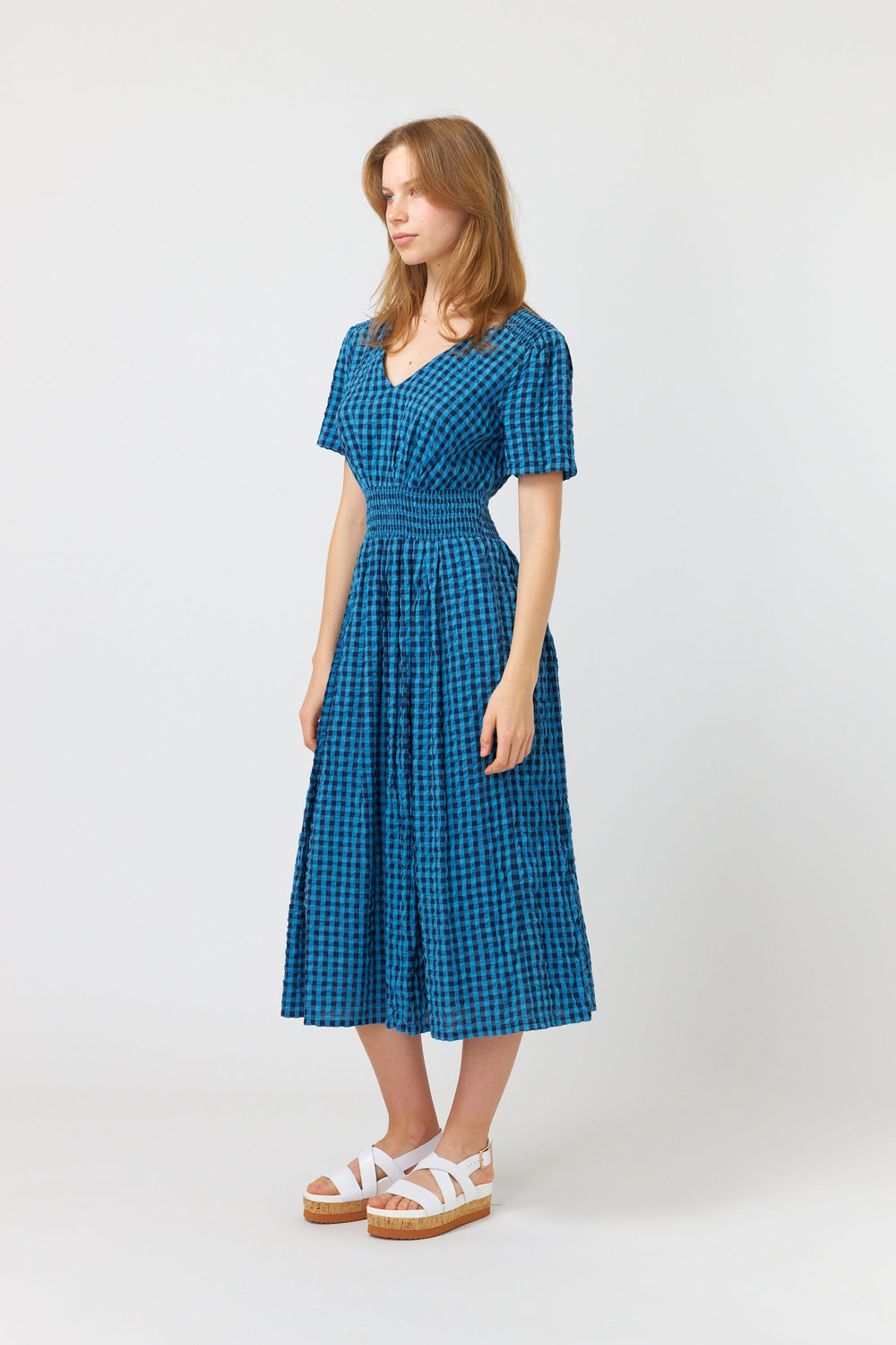 Summer check dress