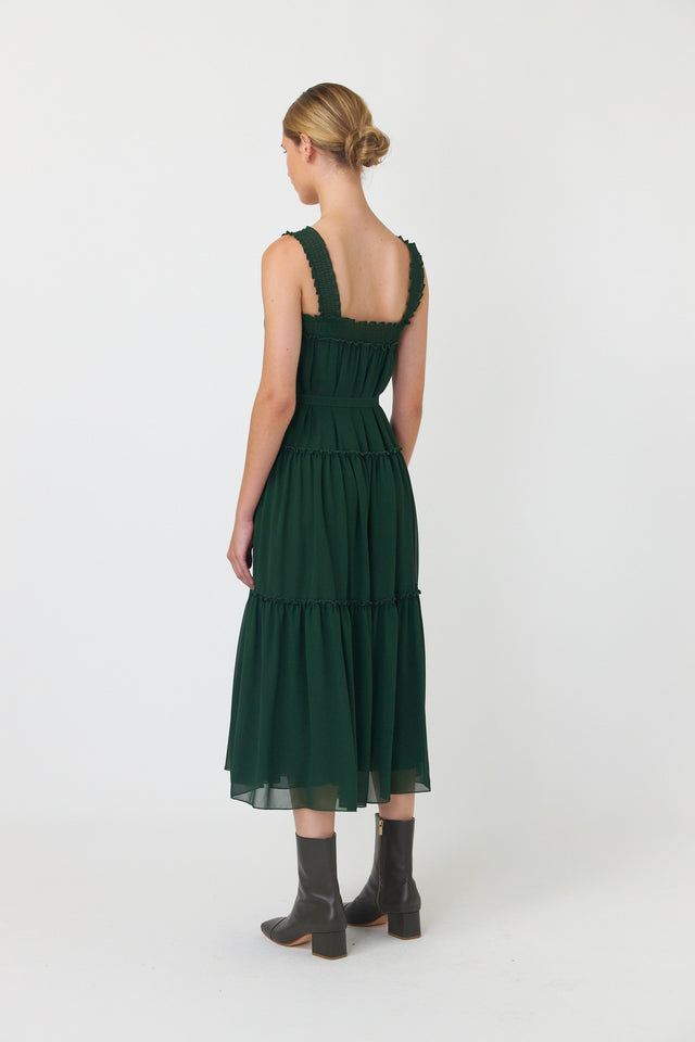 Billowy tiered dress