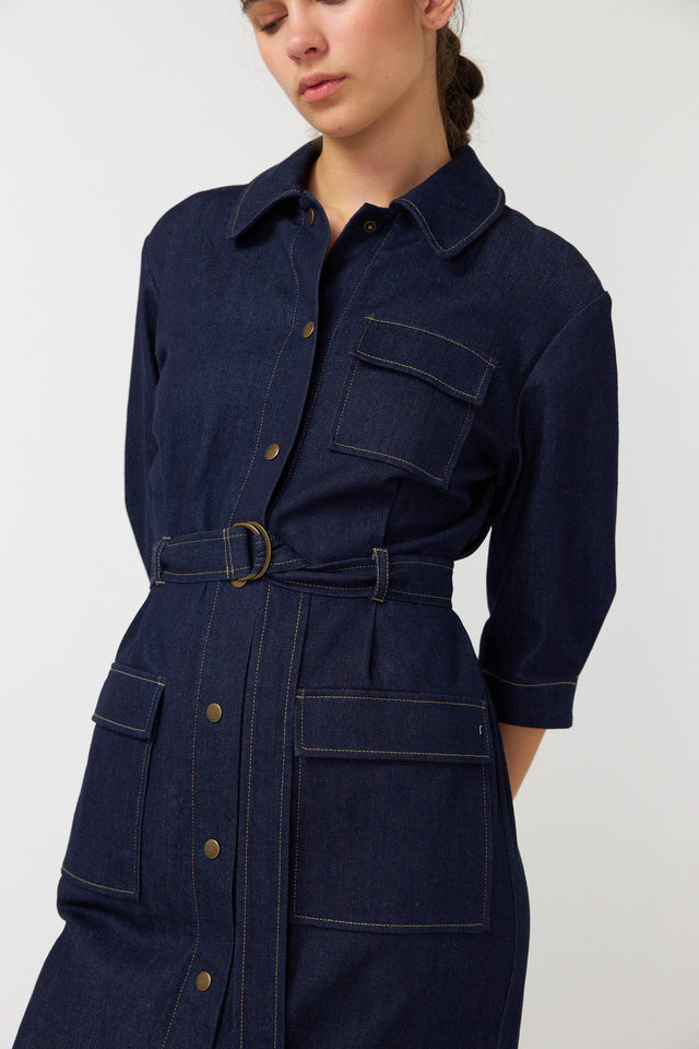 Denim dress